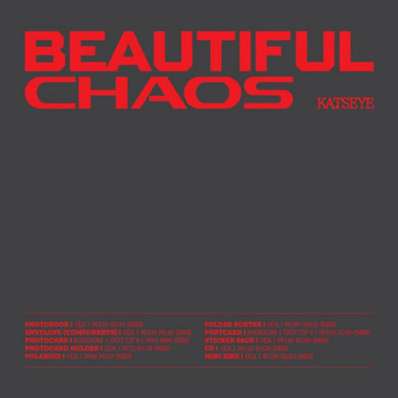 Katseye - BEAUTIFUL CHAOS [Beautiful Version] CD