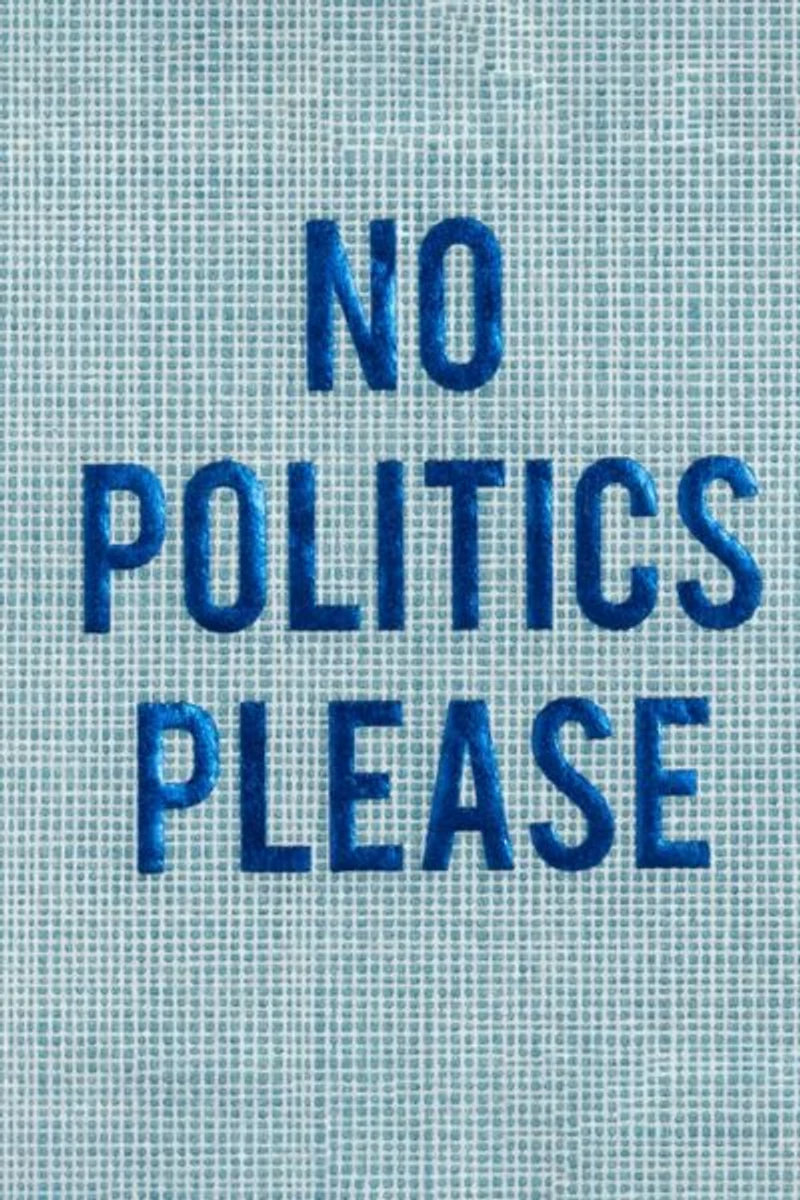 No Reservations No Politics Please Disposable Cocktail Napkin Set