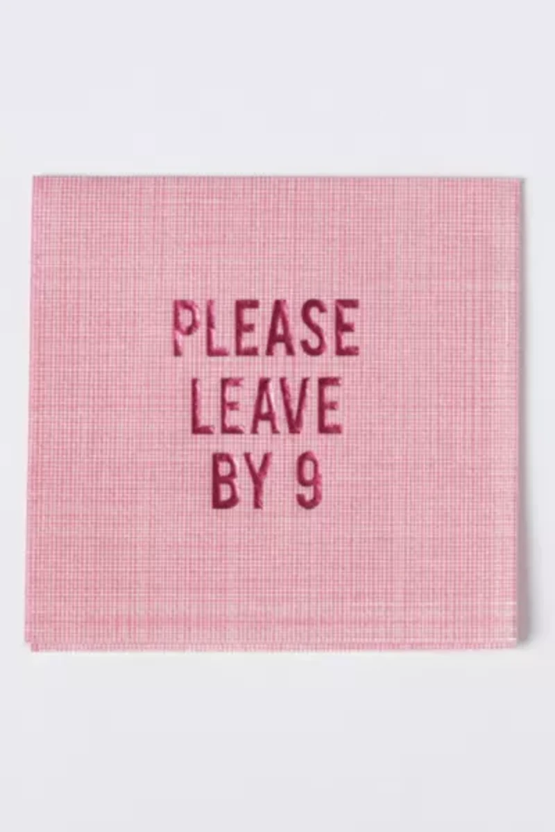 No Reservations Please Leave by 9 Disposable Cocktail Napkin Set