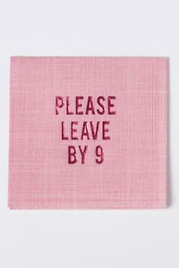 No Reservations Please Leave by 9 Disposable Cocktail Napkin Set