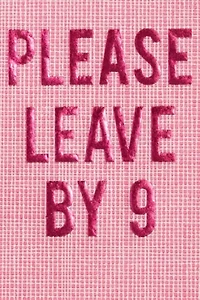 No Reservations Please Leave by 9 Disposable Cocktail Napkin Set