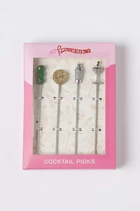 No Reservations Martini Cocktail Picks