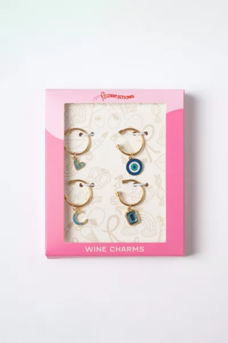 No Reservations Wine Charm Bundle