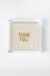 No Reservations Thank Full Disposable Cocktail Napkin Set