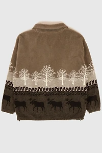 Vintage Moose Fleece Jacket