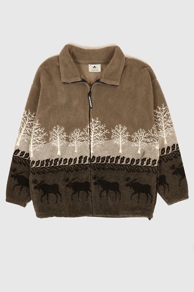 Vintage Moose Fleece Jacket