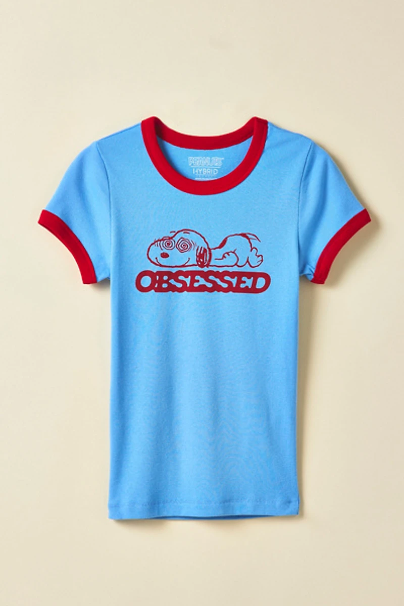Peanuts UO Exclusive Too Perfect Graphic Baby Tee