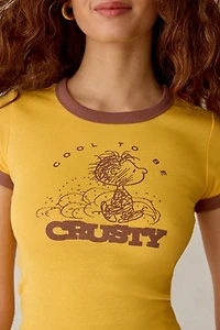 Peanuts UO Exclusive Too Perfect Graphic Baby Tee