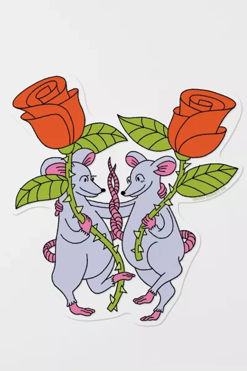 Red Cap Rats Sticker