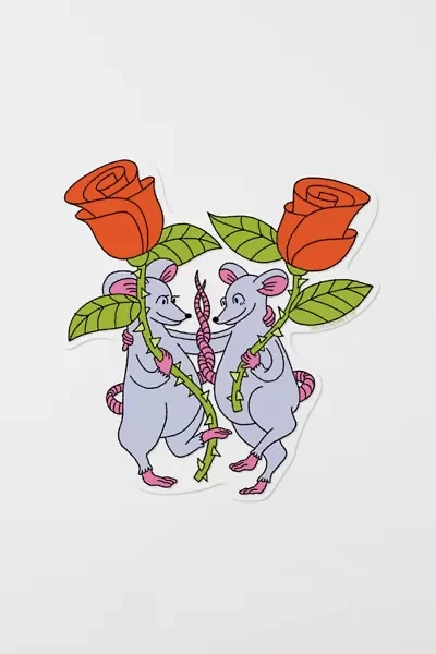 Red Cap Rats Sticker