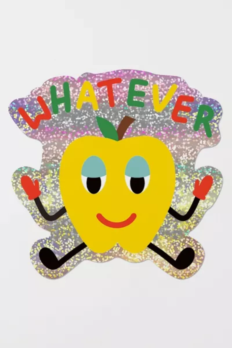 Red Cap Whatever Apple Sticker