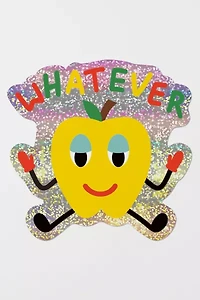 Red Cap Whatever Apple Sticker