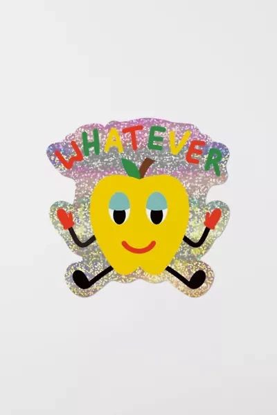 Red Cap Whatever Apple Sticker