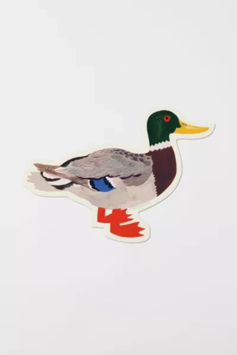 Red Cap Mallard Sticker