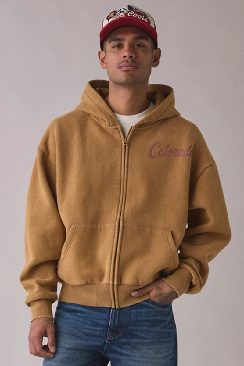 Colorado Range Graphic Zip-Up Hoodie Sweatshirt