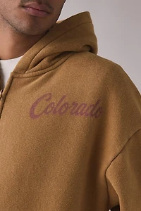 Colorado Range Graphic Zip-Up Hoodie Sweatshirt