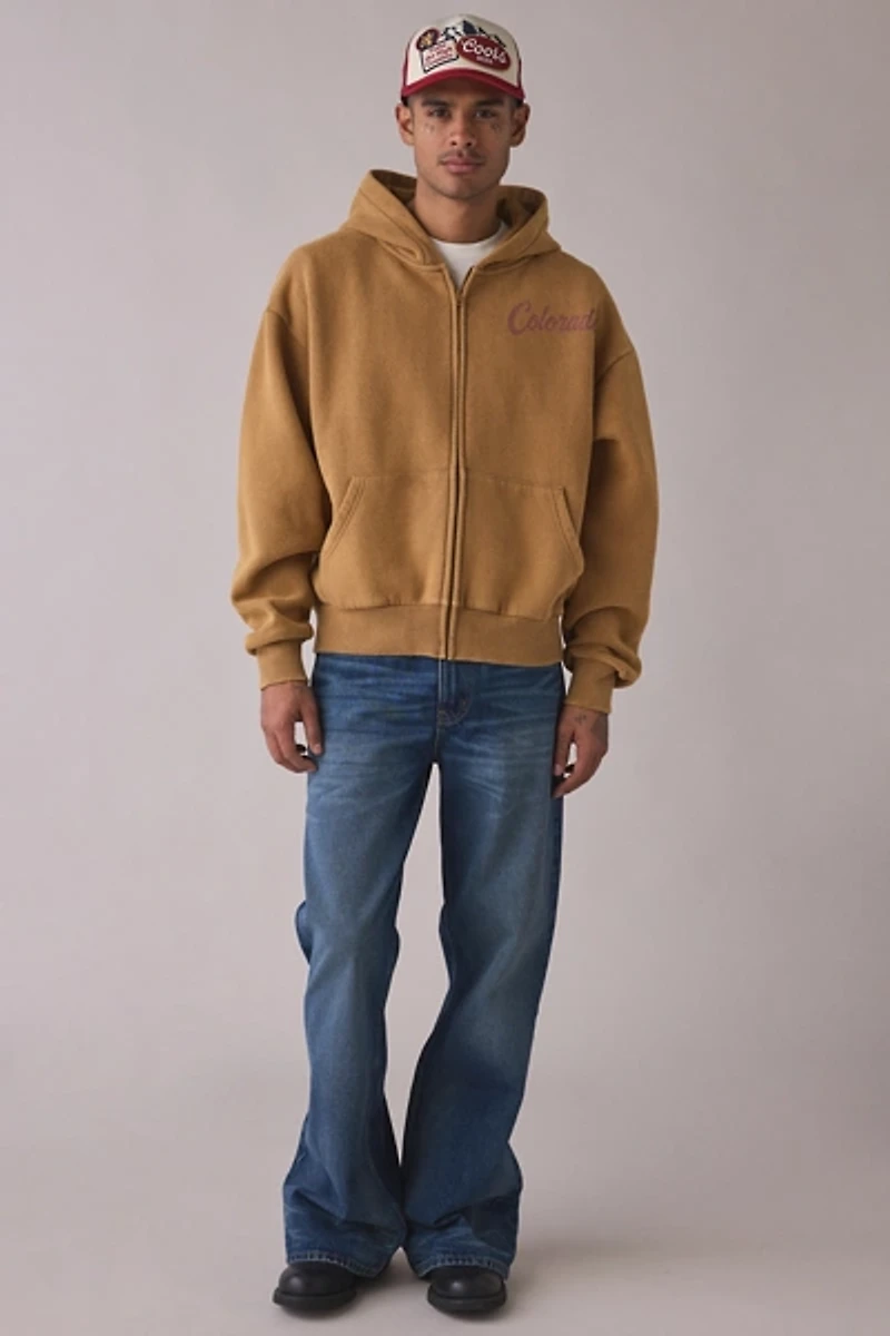 Colorado Range Graphic Zip-Up Hoodie Sweatshirt
