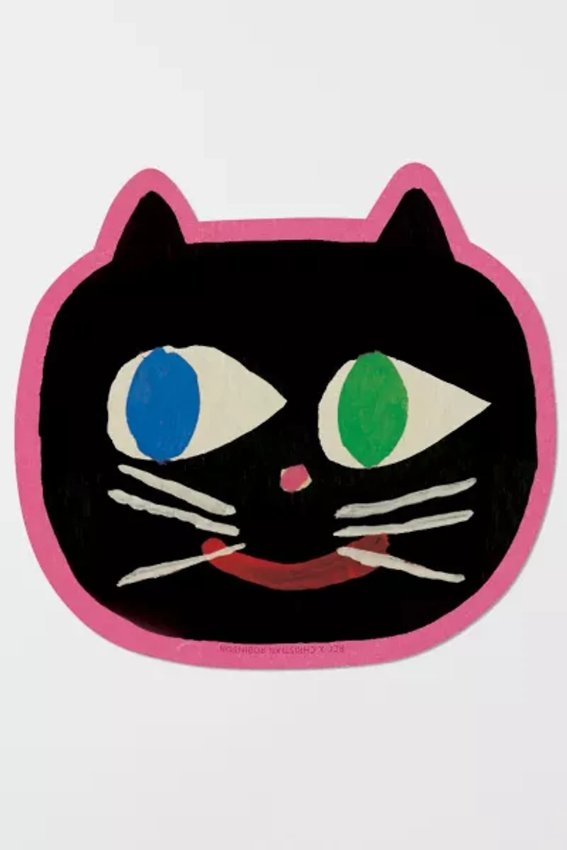 Red Cap Cool Cat Sticker