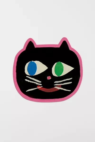 Red Cap Cool Cat Sticker