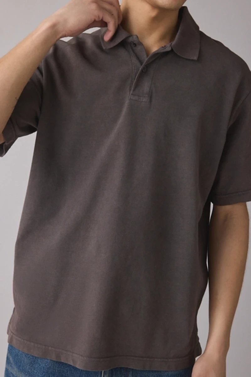 Standard Cloth Washed Polo Tee