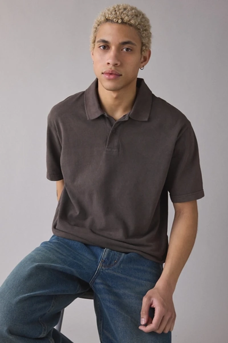 Standard Cloth Washed Polo Tee