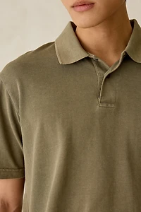 Standard Cloth Washed Polo Tee