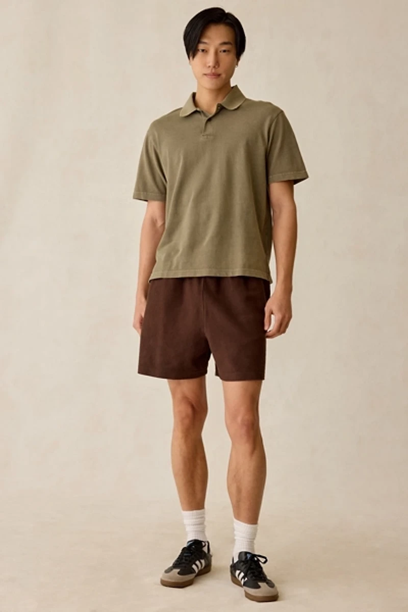 Standard Cloth Washed Polo Tee