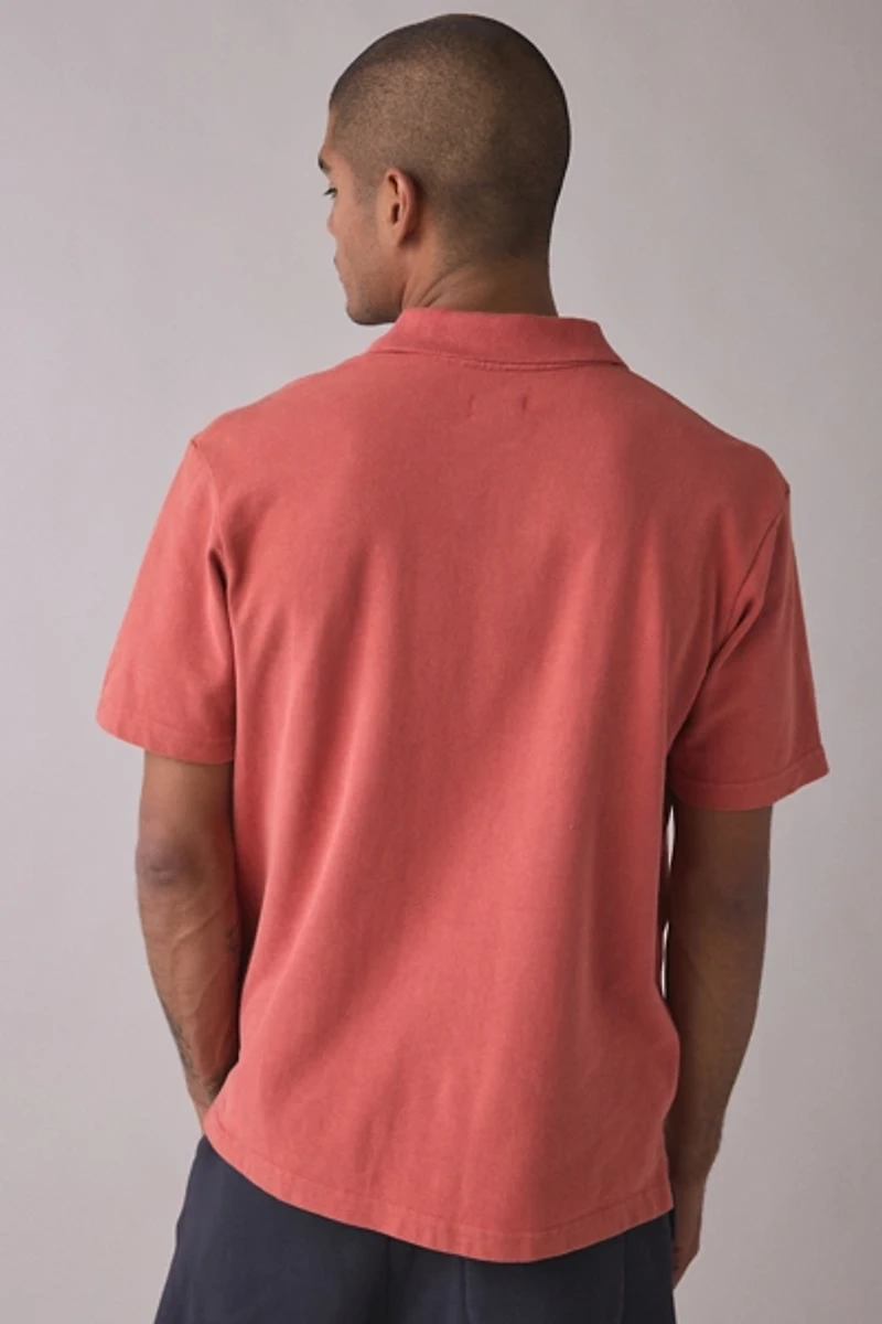 Standard Cloth Washed Polo Tee