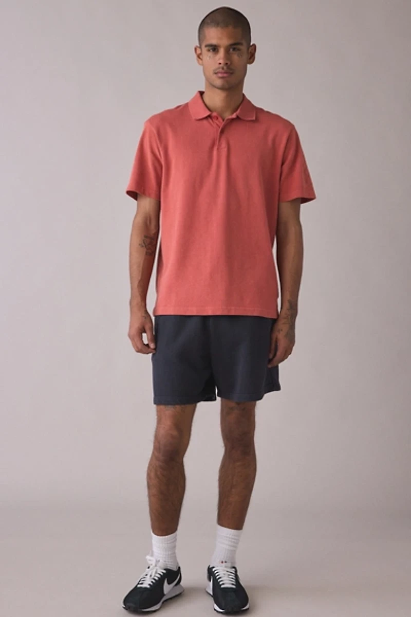 Standard Cloth Washed Polo Tee