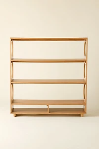 Frankie Circle Cutout 4-Tier Bookshelf