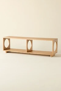 Frankie Circle Cutout Low Storage Console