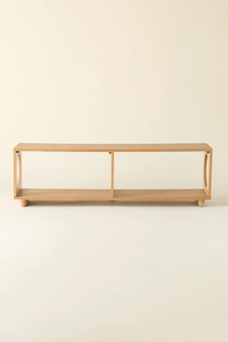 Frankie Circle Cutout Low Storage Console