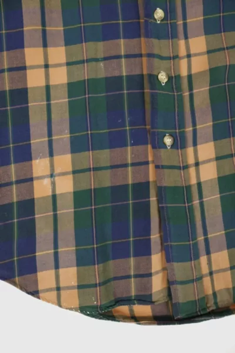 Vintage Woolrich Plaid Button-Down Shirt