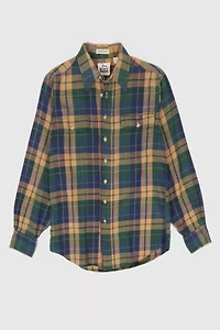 Vintage Woolrich Plaid Button-Down Shirt