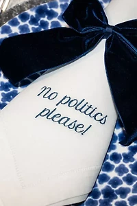 No Reservations Mixed Messages Dinner Napkin Set