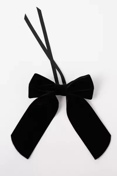 No Reservations Velvet Napkin Bow