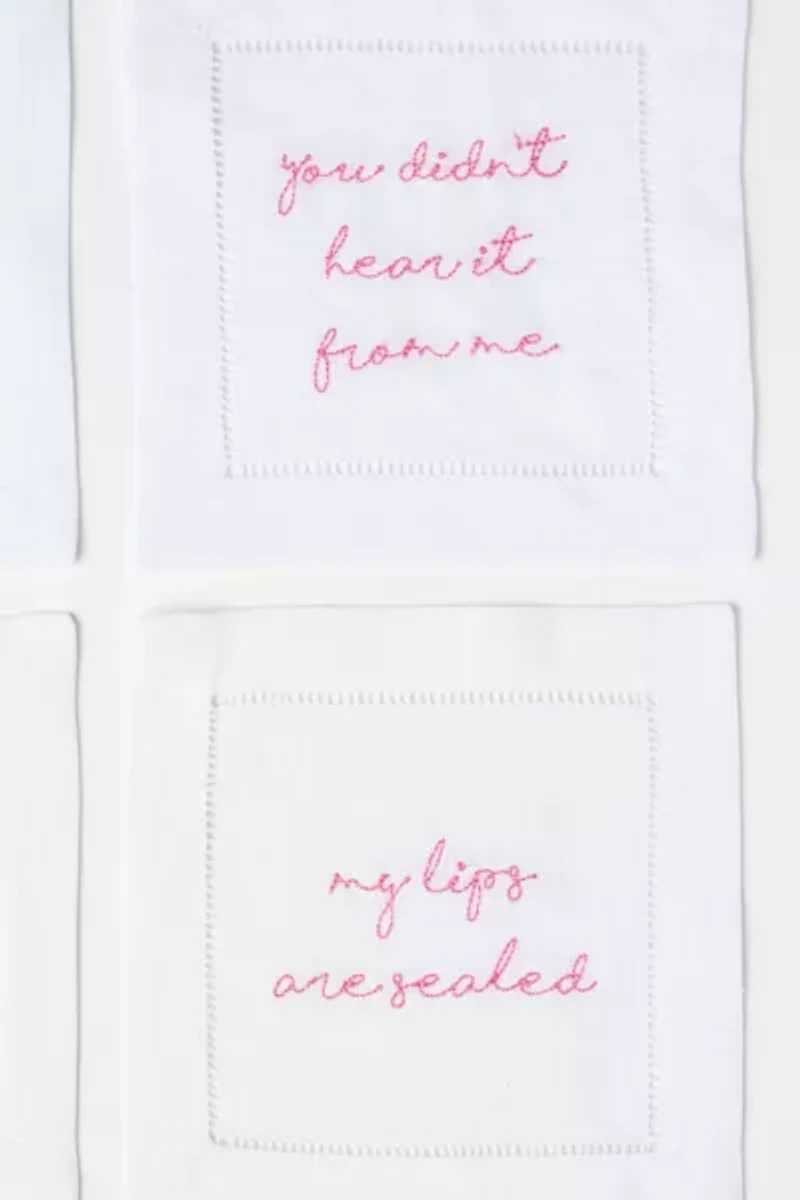 No Reservations Southern Gossip Cocktail Napkin Set