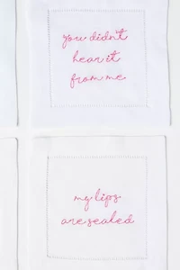 No Reservations Southern Gossip Cocktail Napkin Set