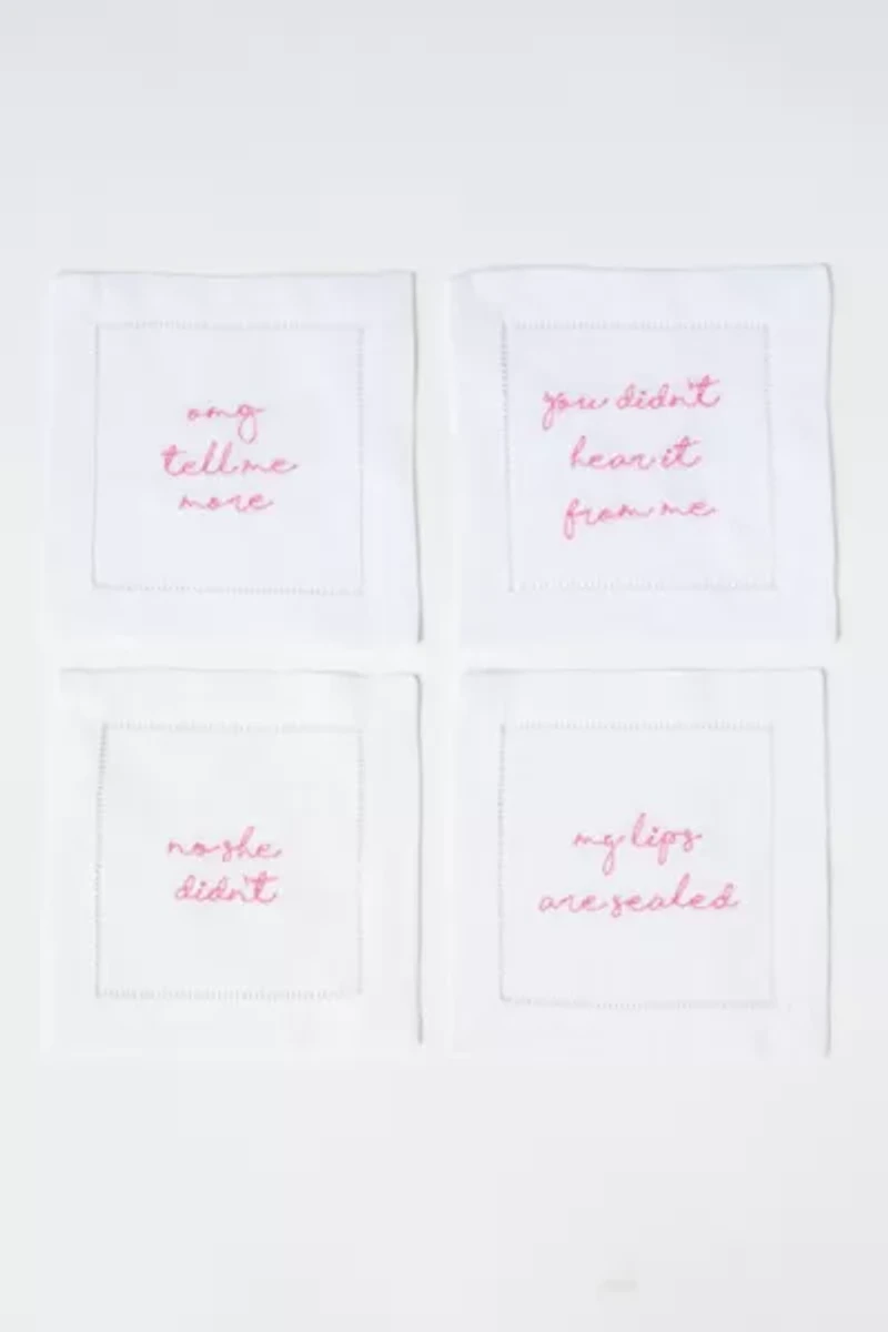 No Reservations Southern Gossip Cocktail Napkin Set