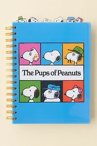 Peanuts UO Exclusive Pups Of Peanuts Snoopy Tabbed Spiral Notebook