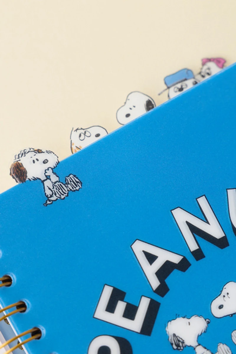 Peanuts UO Exclusive Pups Of Peanuts Snoopy Tabbed Spiral Notebook