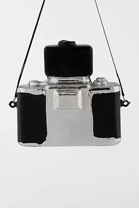 Northlight 4" Glass Camera Ornament