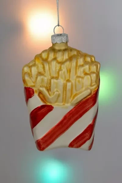 Northlight French Fries Glass Ornament