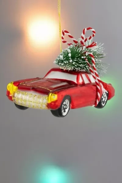 Northlight Vintage Car and Tree Ornament