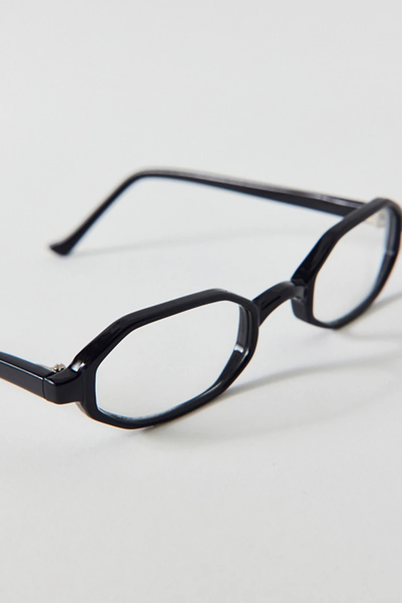 Vintage By UO Pine Bayonetta Round Glasses