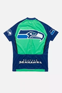Vintage Seattle Seahawks Zip-Up Football Jersey