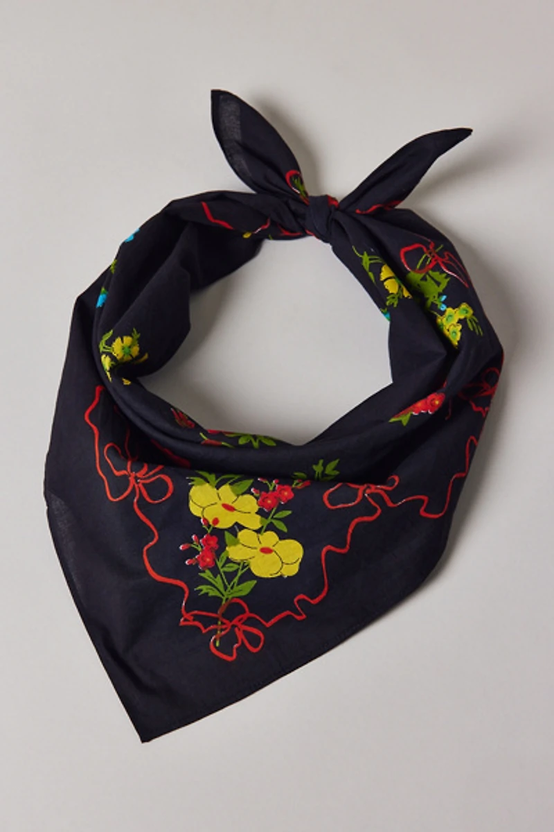 Floral Cotton Bandana