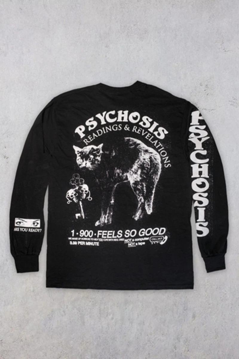 Feels So Good Psychosis Long Sleeve Graphic Tee