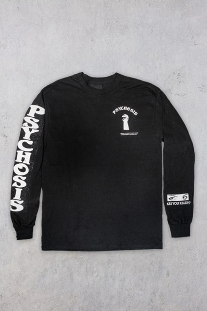 Feels So Good Psychosis Long Sleeve Graphic Tee