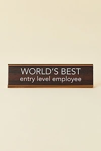 Lemon Soda Novelty Name Plate Desk Sign